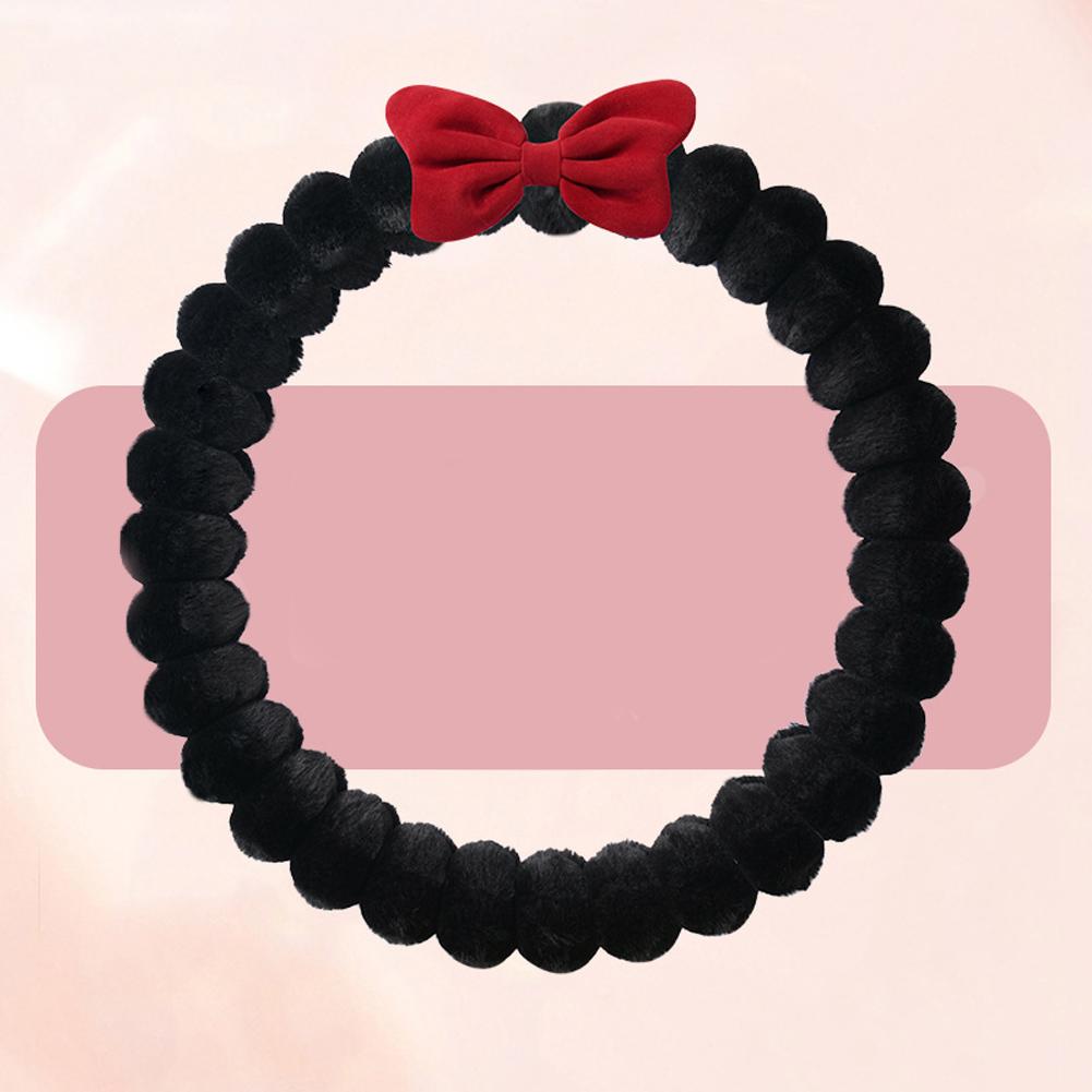 Winter Flauschige Lenkradabdeckung mit Weichem Schleifendesign für ein Warmes und Komfortables Fahrerlebnis bei Kaltem Wetter