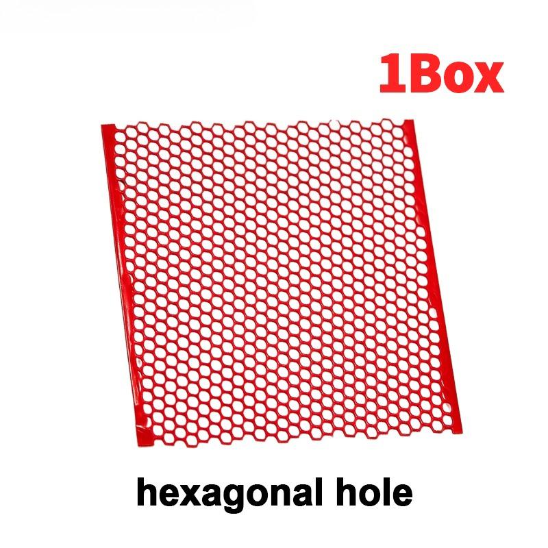 1Box Dental Casting Wax Mesh, Wax Hooks, Mesh Clips, Hexagonal Mesh and Clipping Materials for Dental Technicians