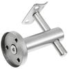 1pc Stair Handrail Brackets Guardrail Hardware Wall Support Hand Rail Balustrade Stairs Accessories Adjustable Brackets Silver
