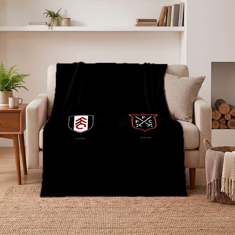 Fulham Fc (41) Soft Warm Flannel Blankets Comfortable Blanket for Home Decoration Gifting