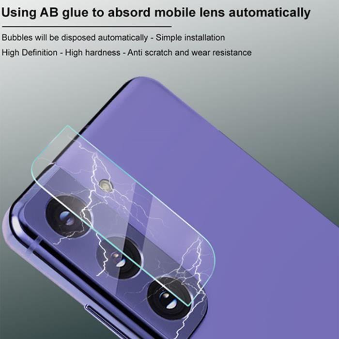 Pour Samsung S21 Film de protection d'objectif de caméra arrière en verre trempé transparent LQL210122002A