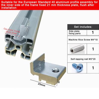 1 Σετ Εξαρτήματα Στερέωσης Προφίλ Αλουμινίου Αξεσουάρ Στήριξης Πλαϊνού Πλαισίου 2020 3030 4040
