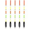 FTK 5pcs of Outdoor Fishing Gear Accessories for Fishing Float with Lead Shirt Wood, Large Buoyancy, and Thickened Tail