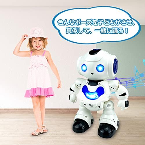 Electric Robot, Radio-Controlled Robot Toy, Bipedal Walking Robot, Moving Toy, Humanoid, Dancing, Sound, Reactive Toy, Light, Demo Mode, Easy to Opera