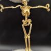 New Skull Skeleton Pendant Metal Texture Halloween Necklace European and American Dark Style