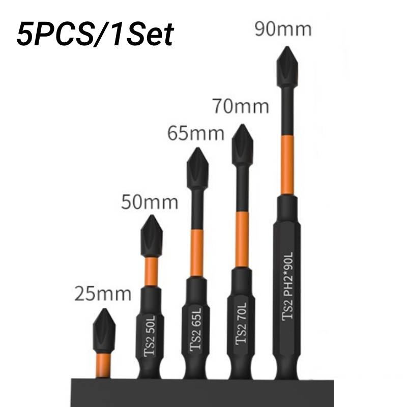 Strong Magnetic Batch Head Bit PH2 Alloy Impact Batch Head Hardness Screwdriver Bit Anti Non-slip Screw Driver Hand Drill Bit
