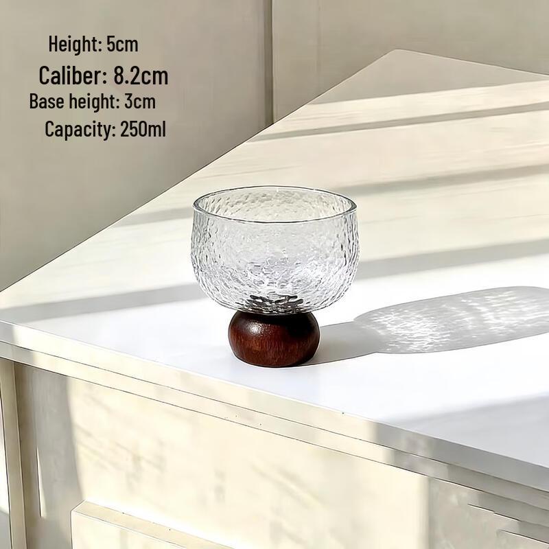 Shangqi Multi-purpose Hammered Glass Cup Set