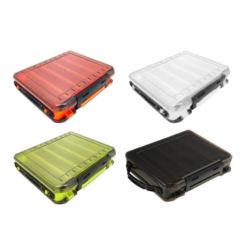 Portable Plastic Organizer-Case Fishing Baits Organizer-Fishing Lure Storage Box