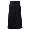 Gonna longuette a pieghe elegante