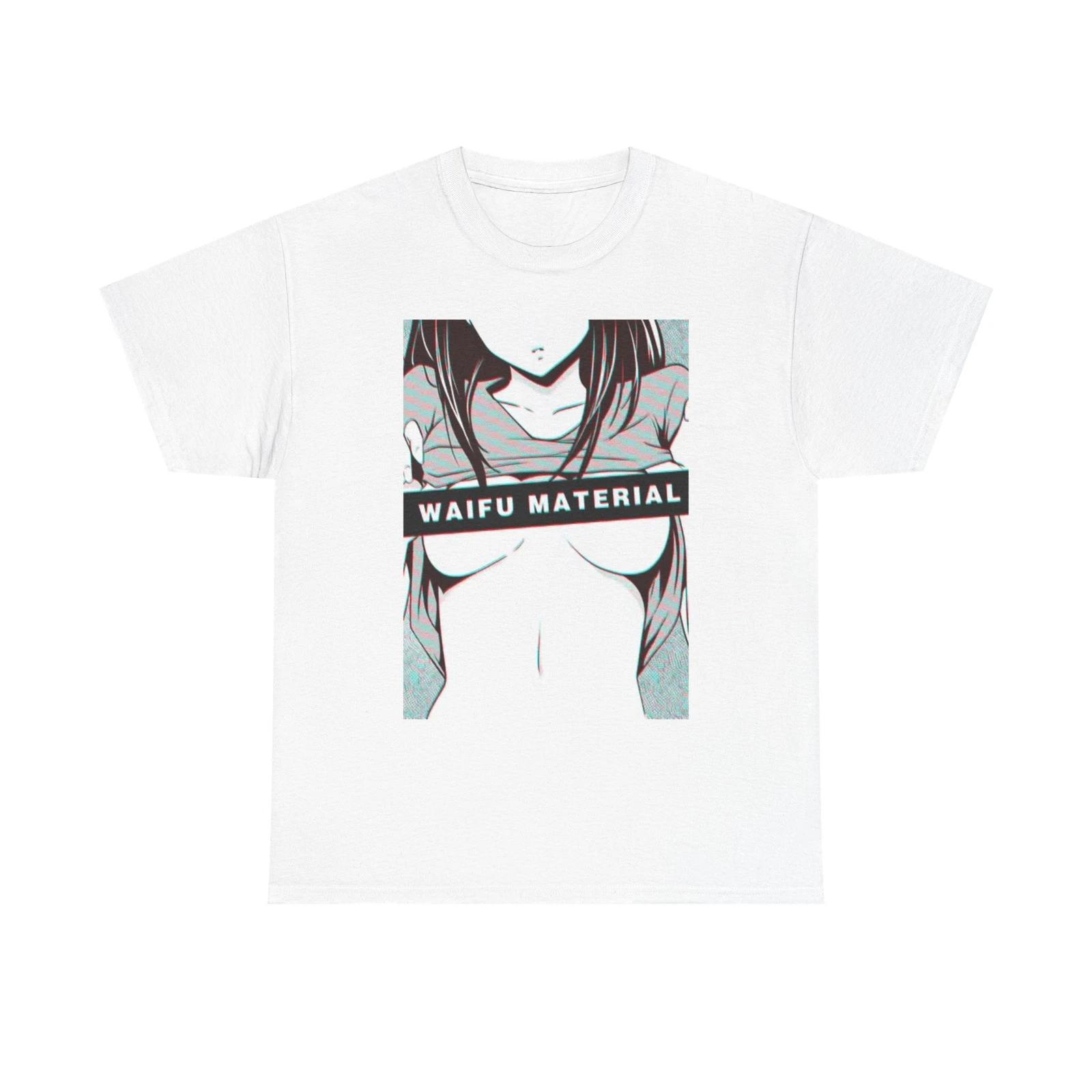 Men s and Women s T-shirts Anime Waifu Graphic Tee, Unisex XXXXL