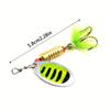 New 10PCS/Box Metal Spoon Spinner Fishing Lure Set Spoonbait Crankbaits Fishing Wobblers for Pike Crochet Kit Artificial Bait