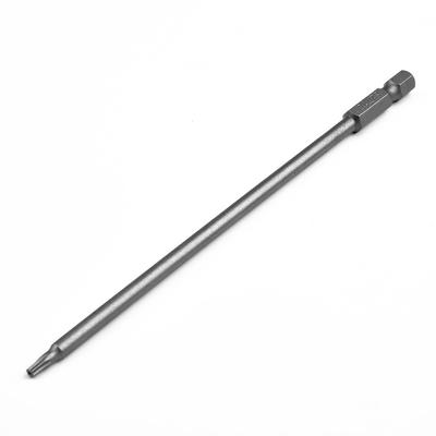 Tamper Proof Security Bit Magnetic Bit Sets Torx Screwdriver Flat Head 1/4" Hex Bit 150mm Long T8 T10 T15 T20 T25 T27 T30/T40