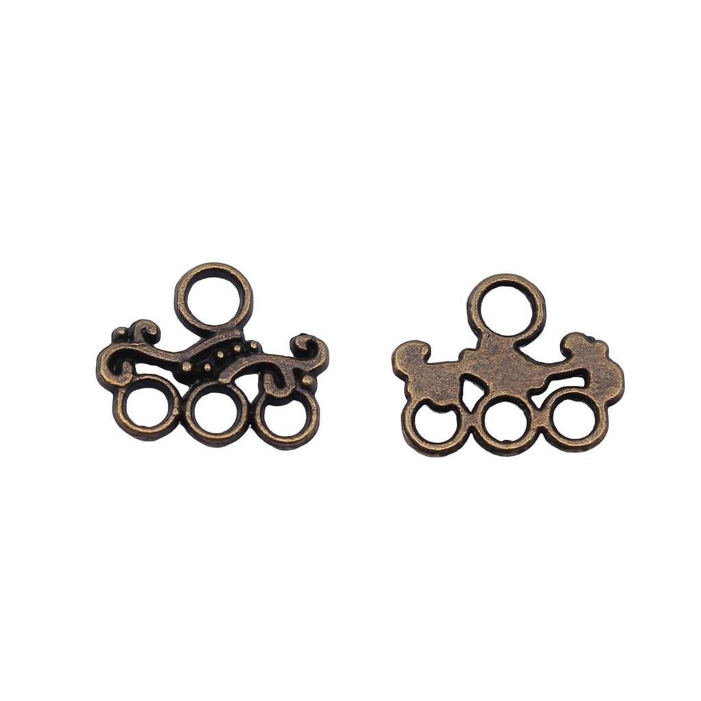 Geometric Flower Multi Loop Connectors Metal Links For Earrings Accessories Parts