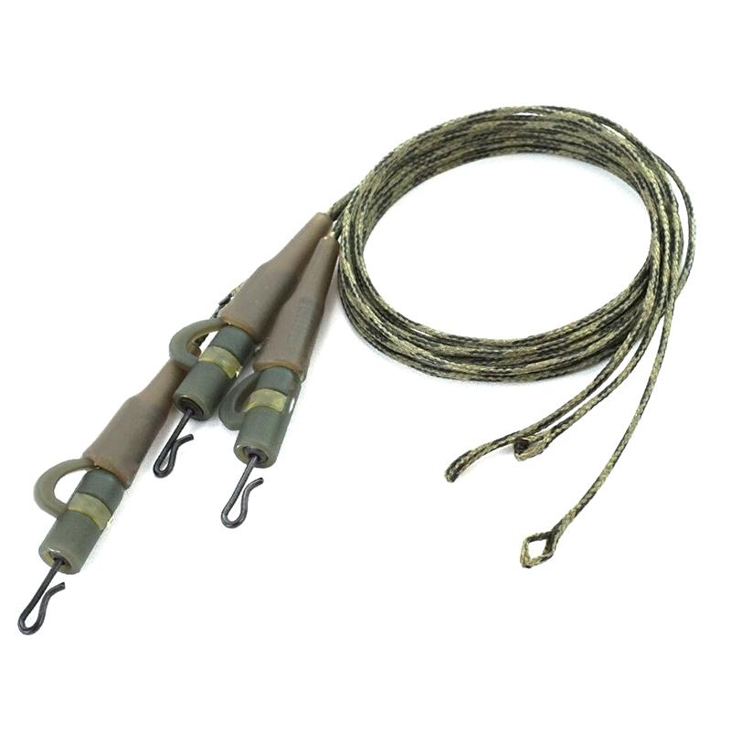 3Pcs For Carp Rig Lead Clips Carp Fishing Lead Core With Helicopter Rigs Braided Fishing Line
