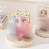 Space Efficient Rotating Display Unit 360 Viewing Angles For Small Collectibles ABS PET Frame Fingerprint Resistant Box