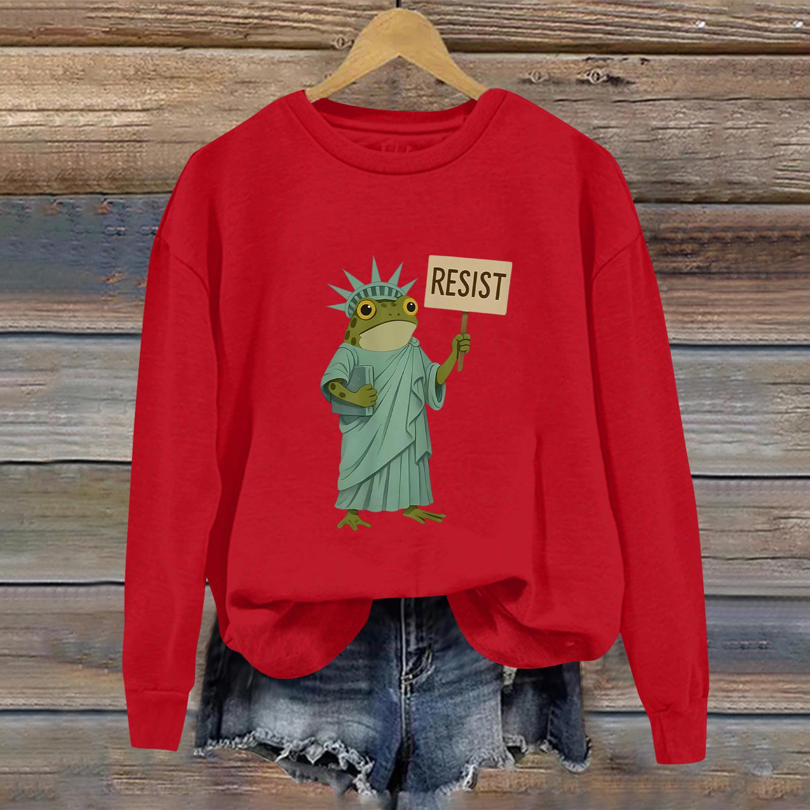 

Women s Fashion Daily Versatile Casual Sweatshirts Long Sleeve Round Neck Top Sweatshirts XL