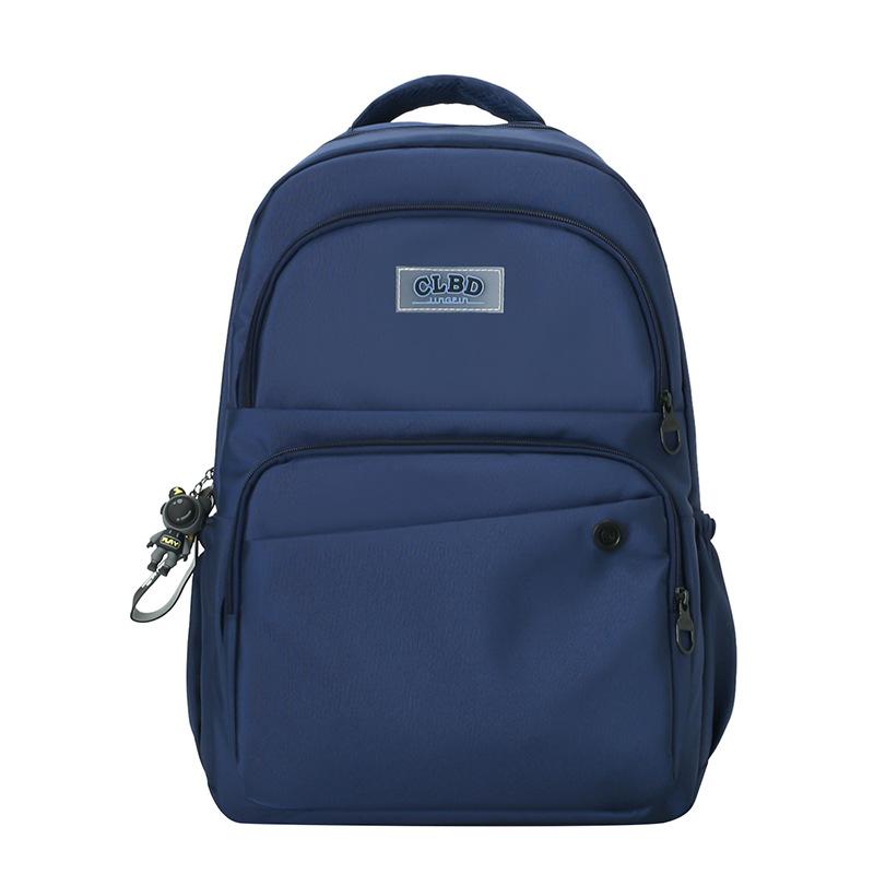 College student backpack Korean version of casual Oxford cloth junior high school student schoolbag large capacity outdoor travel backpack