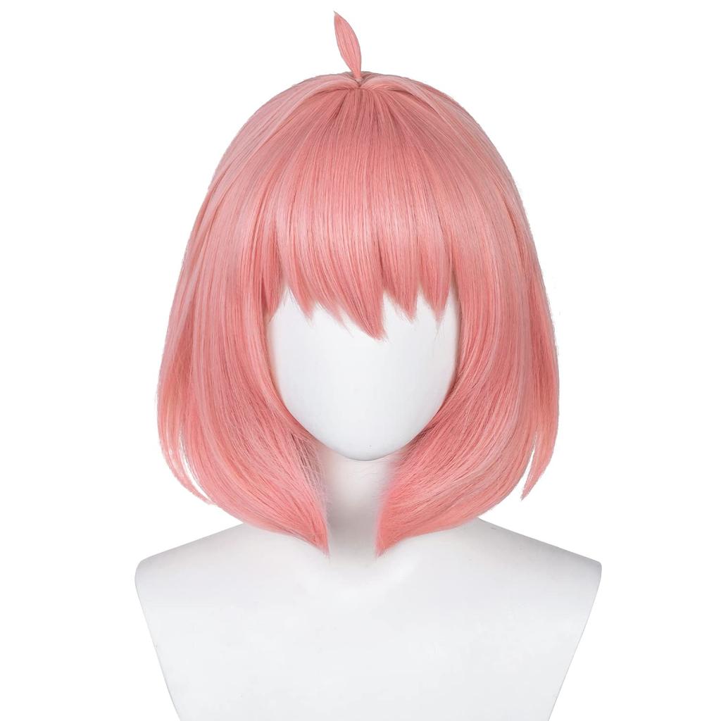 Anime SPY×FAMILY Role Wig Stage Sitcom Perform Clothing Match Simulation Short Hair Anya Forger Character Modeling Bob Haircut