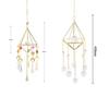 Crystal Windchimes Ornament Lighting Ball Outdoor Garden Home Wind Chime Hanging Ornament Home Decor Housewarming Gift