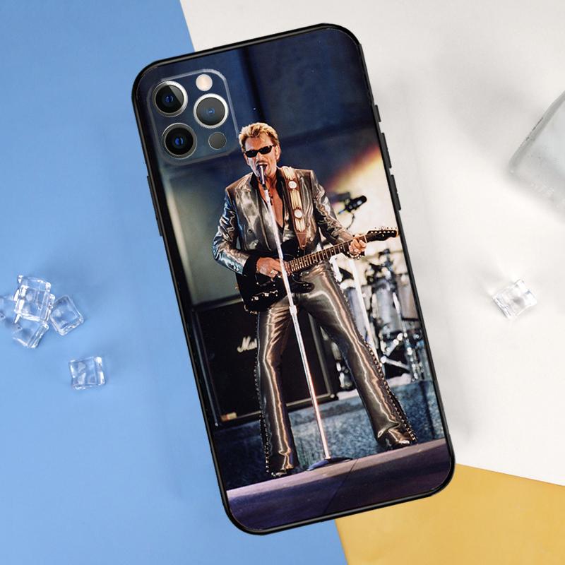 

Johnny Hallyday Phone Case For iPhone 16 15 11 12 13 14 Pro Max Mini Cover For iPhone 16 15 X XS Max XR Plus Coque iPhone 13 mini