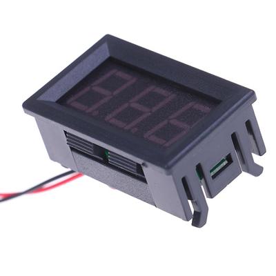 Digitální voltmetr Dc5V-120V Digitální voltmetr panelový měřič napětí červená/modrá/zelená pro elektromobily motocyklové auto