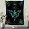 Tapiz de Mariposa Geométrica Colorida Colgante de Pared Arte Bohemio Hippie Tapitz Sala de Estar Dormitorio Decoración del Hogar