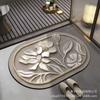 3D Butterfly Carpet Bathroom Entrance Mat Anti Slip and Absorbent Easy To Maintain Floor Mat