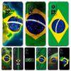 Phone Case For Xiaomi Mi Poco X7 X6 X5 NFC X3 Pro 17 15T 15 14T 14 13T 11 12 13 Lite Clear TPU Cover Large Brazil Flag