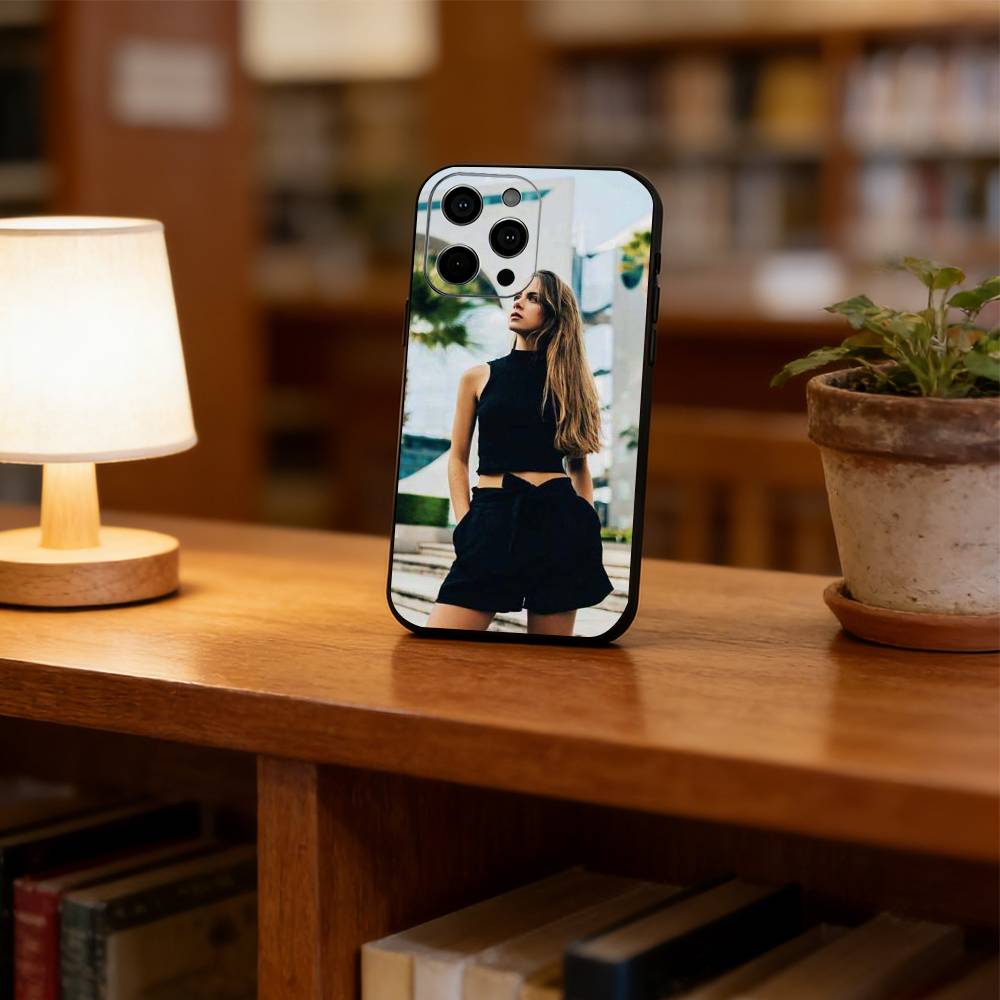 Beauty shot  Phone Case For iPhone 17, 16,15,14,13,12,11 Plus,Pro Max, Others Soft Black Cover