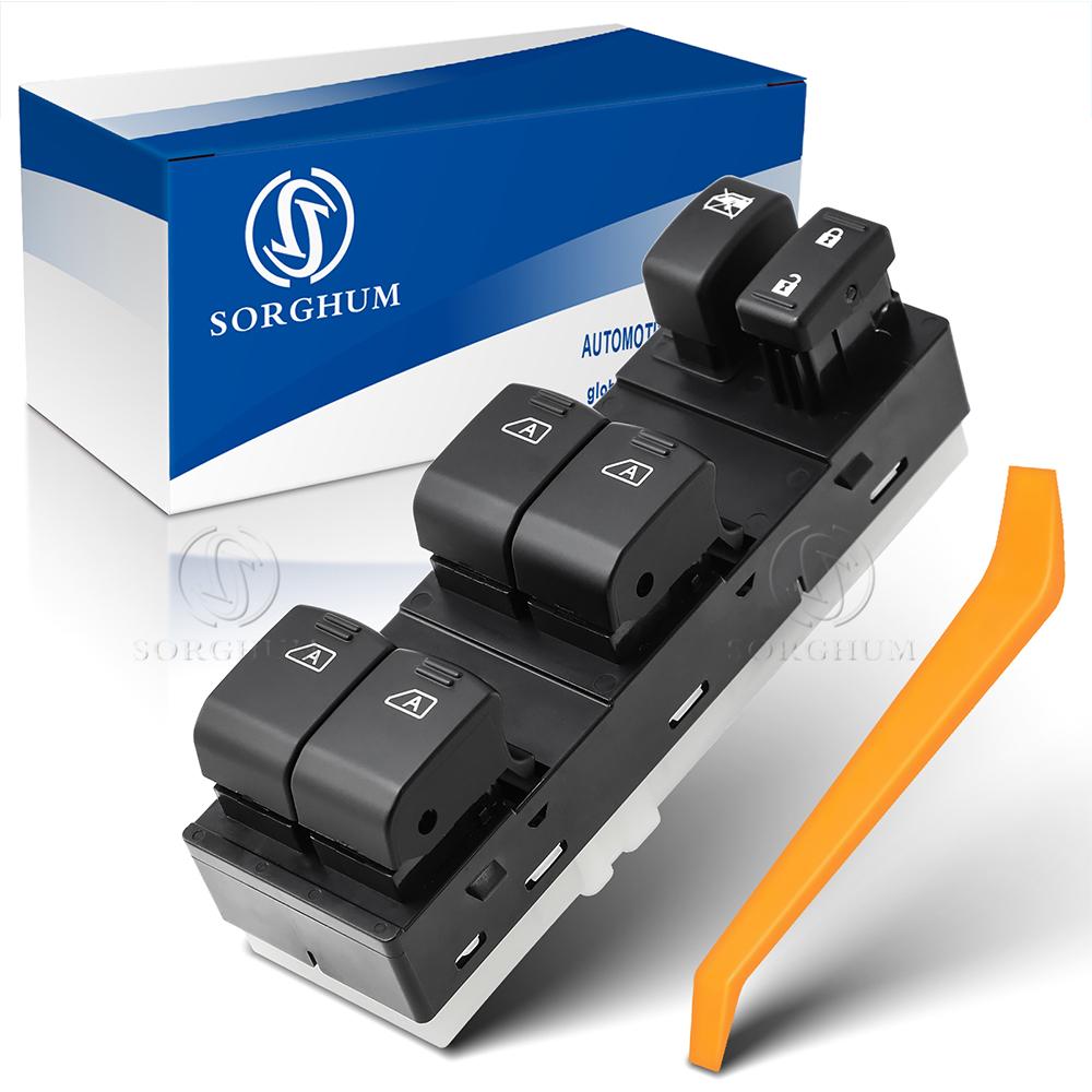 SORGHUM 25401-JK42E Master Driver Side Power Window Switch For Infiniti G25 G35 G37 Q40 2007 2008 2015 25401-JK40D 25401-9N00D 25401-JK42E