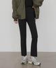 Jikeulib Secret Banding High-Waisted Spandex Black Slacks
