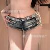 Sexy Jeans Sexy Ladies Low Waist Ripped Shorts Nightclub Bar Denim Hot Pants