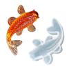 1Pcs 3D Koi Fish Carp Mold Cake Chocolet Baking Mold Cake Decoration Mould Silicone Jelly Handmade  Mold