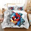 Spider Hero Man Anime Duvet Cover Set, Microfiber Duvet Cover Comforter Cover 2Pcs With Zipper Bedding Set For Boy'S Bedroom