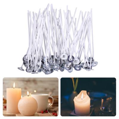 50Pcs Cotton Candle Wicks Natural Eco-friendly No Odor Low Smoke Slow Burning Candle Wicks DIY Making Kit