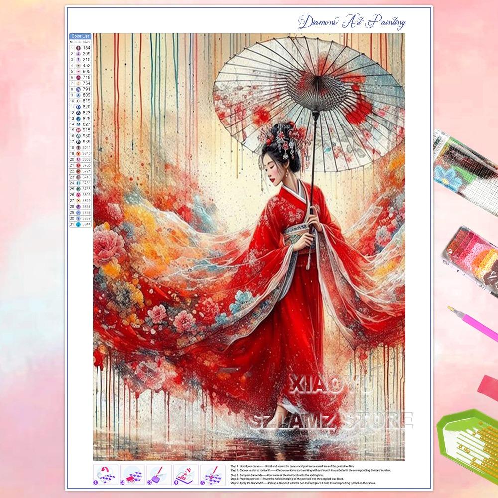 5D DIY Diamond Painting Dancing Beautiful Girl Full Square/Round Diamond Mosaic Embroidery Home Decor Handmade Gifts