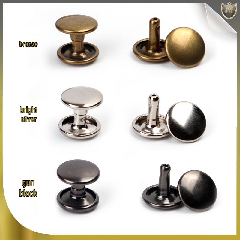 4-12mm DIY Metal Double-Sided Cap Rivet - Decorative Shoe Repair Accessory