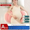 Pregnancy U-Shaped Pillow: Back and Abdomen Support for Side Sleeping, Machine Washable, Summer Use