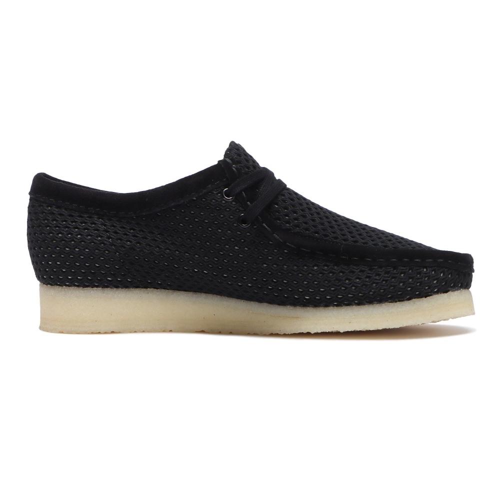 Clarks Wallabee 26175848 Black Mesh