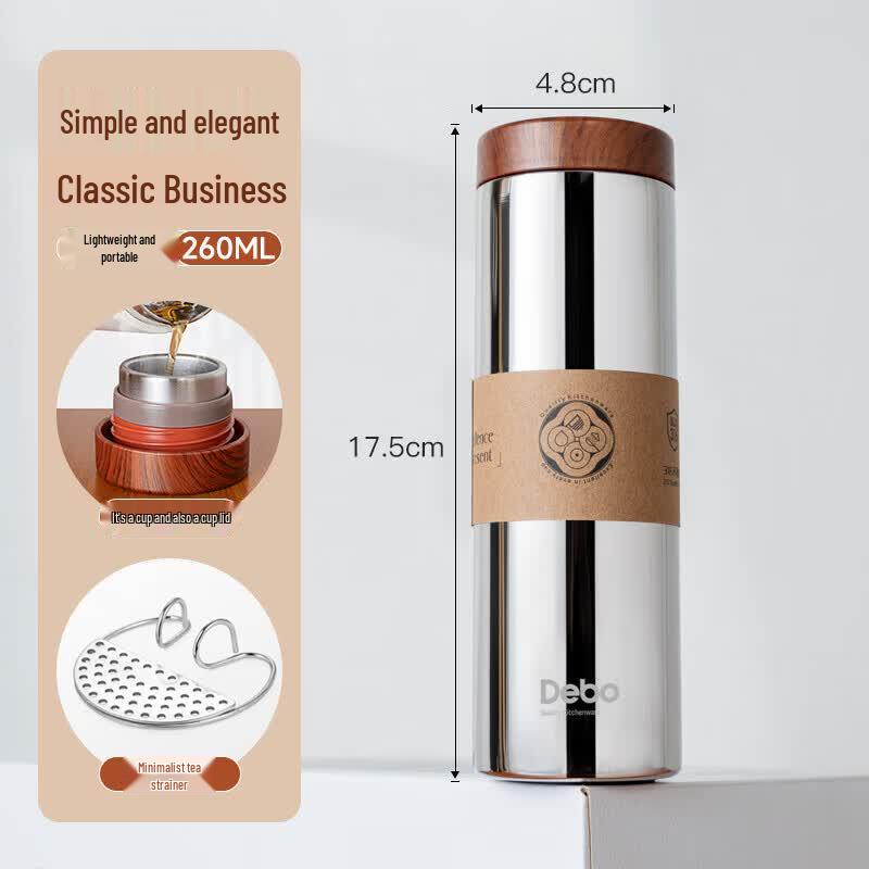 Debo DEP-852 Carol 316 Stainless Steel Portable Insulated Mug 260ml