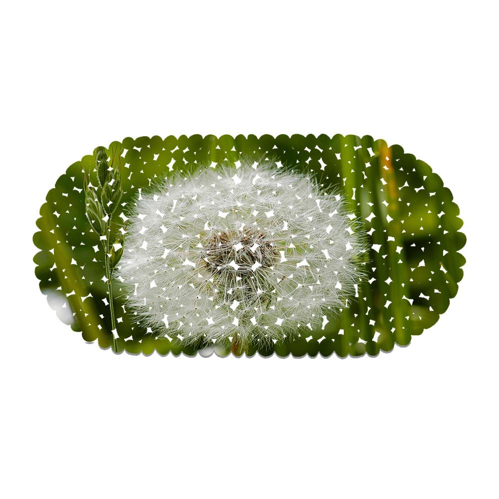 Small Flower Green Plant Map Balcony Bathroom Mat Hydrophobic Non-Slip Door Mat Swimming Pool Public Places Non-Slip Floor Mat