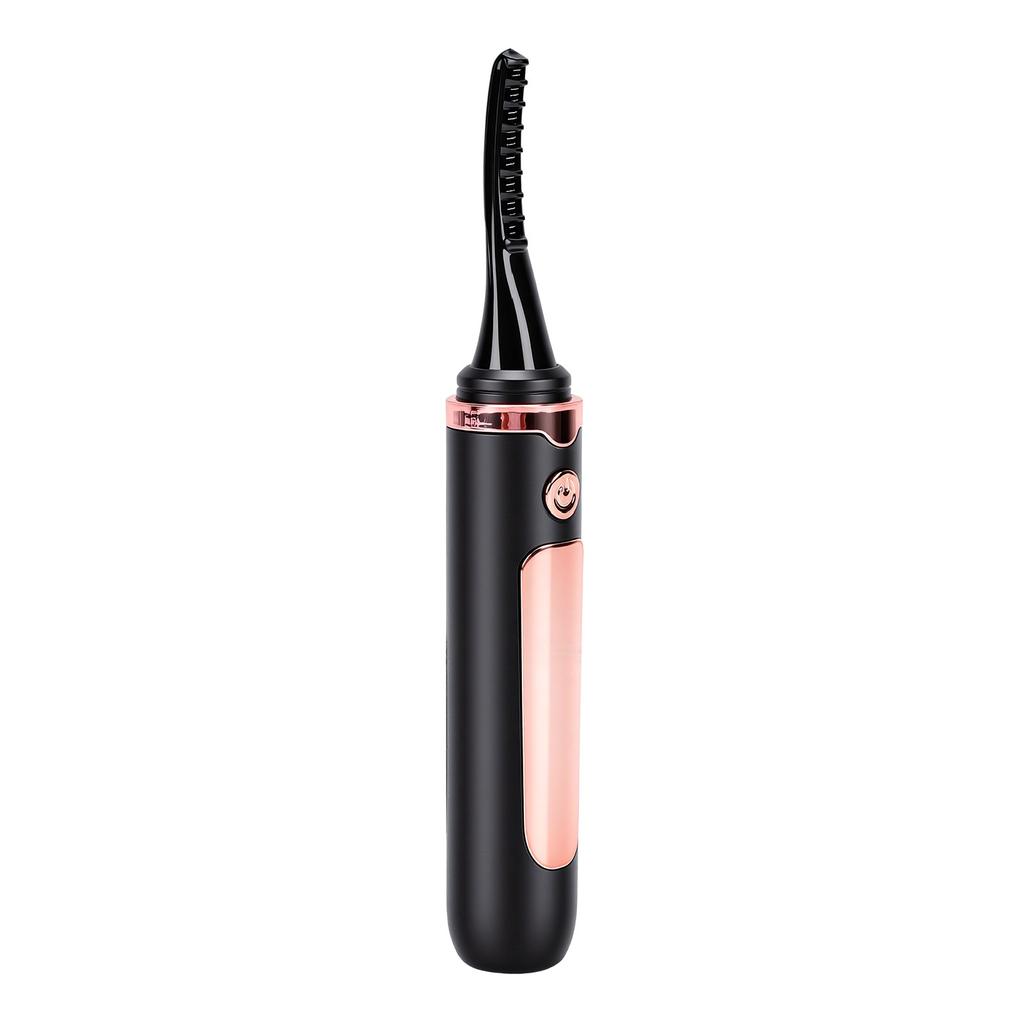 Heated Eyelash Curler 30S Fast Heat Up USB Rechargeable Lash Curling Tool with 4 Adjustable Levels Heated Eyelash
