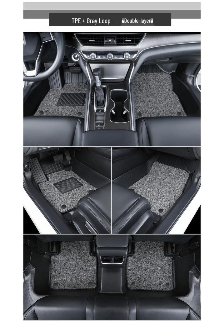 TPE Floor Mats for Highlander, RAV4, CRV, Accord, Civic, Corolla, Levin - 6D Door Sill Package