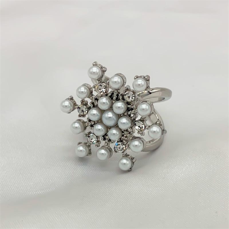 

Универсальная минималистичная мусульманская пряжка для шарфа: Дизайн «Снежинка» для Рождества и на каждый день