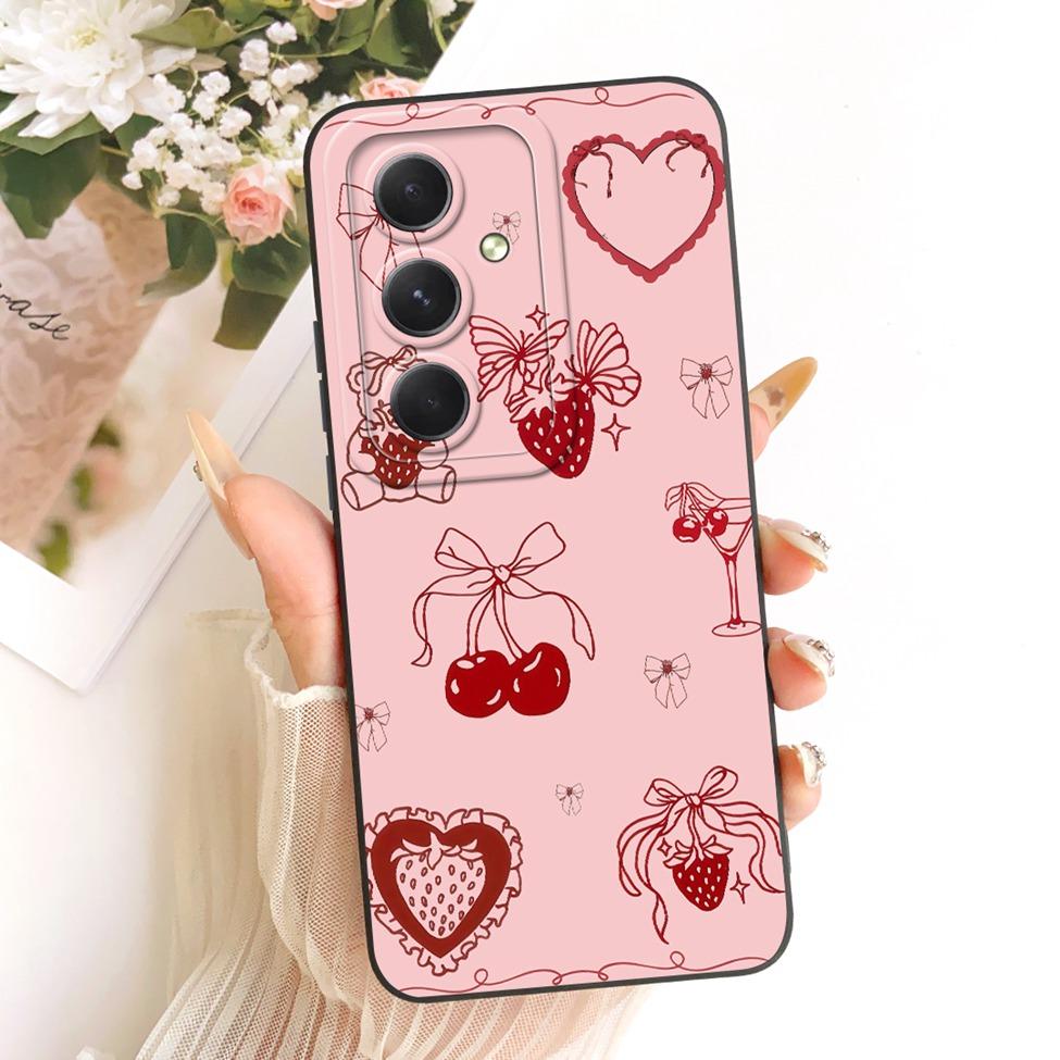 Case For Samsung A55 5G A556V A556B A556E A5560 Casing For Samsung Galaxy A55 5G Cover Silicone Fashion Cartoon Funny Painted