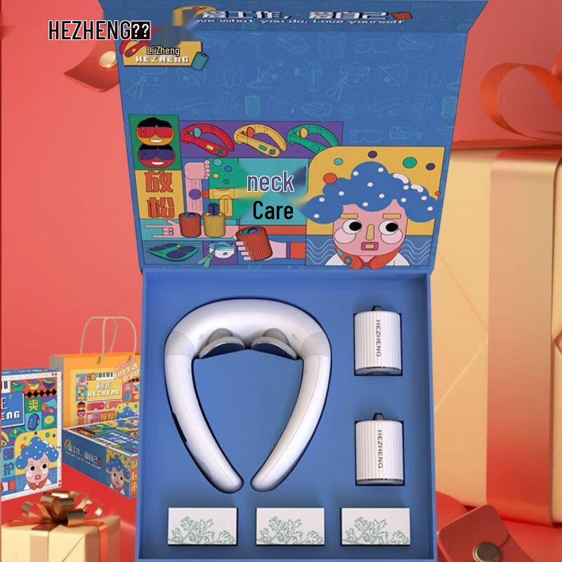 Pulse Neck Massager & Moxibustion Set CN plug (adapter included)