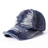 Personalized retro women's spring and autumn solid color hole washing board cap outdoor men's sunscreen sunshade baseball cap
