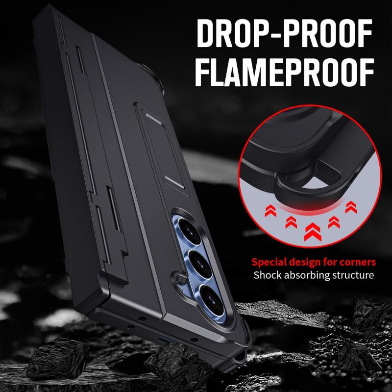 Galaxy Z Fold8 Ultra Case With Magnetic Hinge Cover Side Stylus Slot Kickstand PC Hard Shell Fold7 Fold6