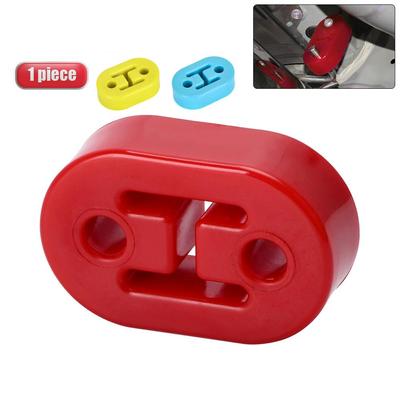 Diâmetro 11mm 2 furos universal carro borracha tubo de escape suportes de montagem cabide isolador