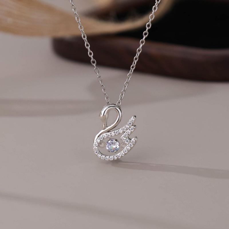 Elegante Collana a Cigno per Donna - Elegante e Versatile Catena per Clavicola Regalo per Fidanzata